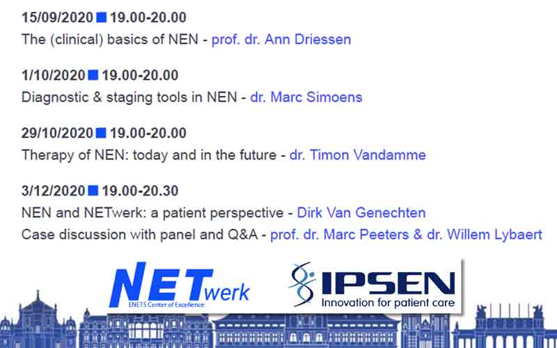 overzicht Webinars NETwerk Antwerpen-Waasland 2020 | vzw NET & MEN Kanker